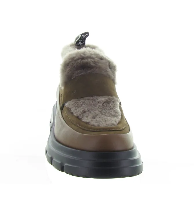 mocassins - Elégant - femme - Cuir - Marron - Candice cooper