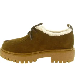 mocassins - Elégant - femme - Cuir - Marron - Bibi lou