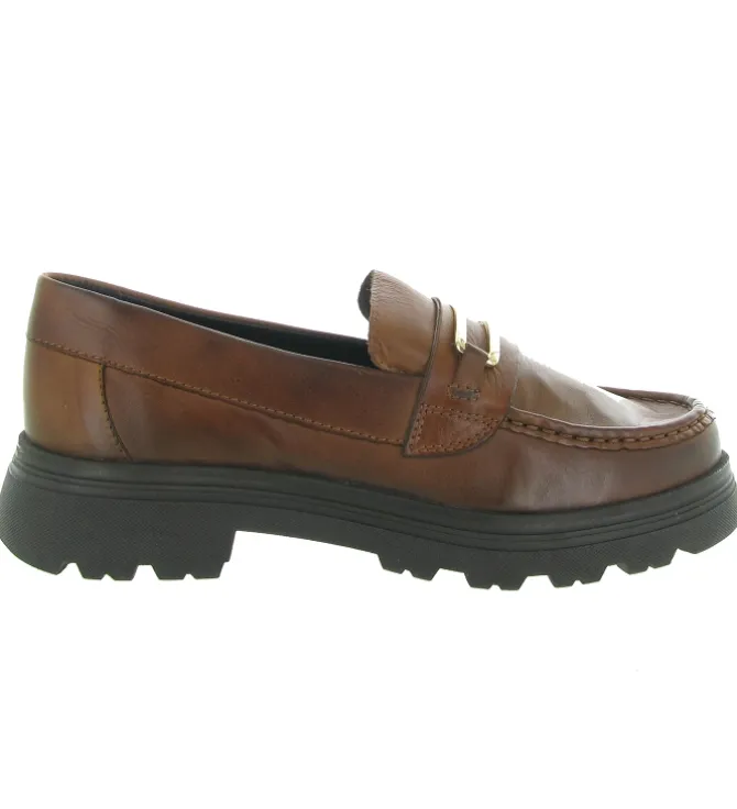 mocassins - Elégant - femme - Cuir - Marron - Creator