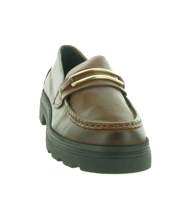 mocassins - Elégant - femme - Cuir - Marron - Creator