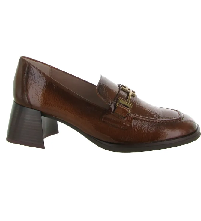 mocassins - Elégant - femme - Cuir - Marron - Hispanitas
