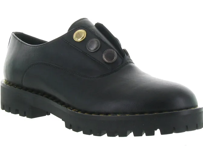 mocassins - Elégant - femme - Cuir - Noir - Armando