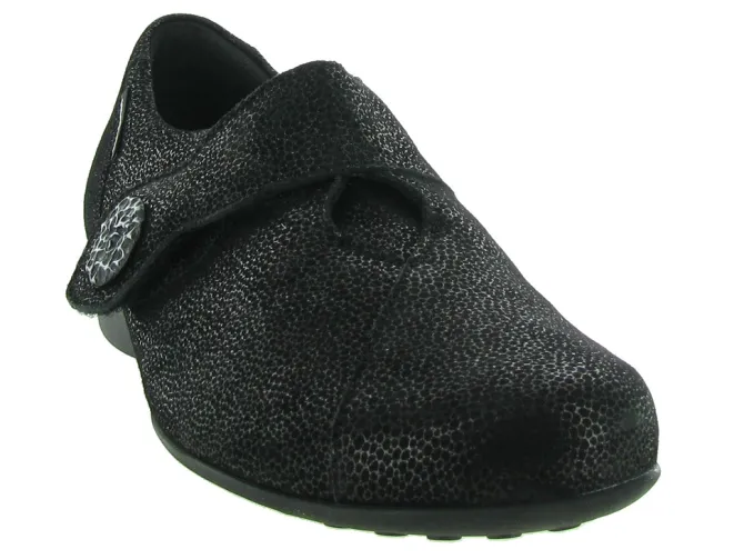 mocassins - Elégant - femme - Cuir - Noir - Mephisto