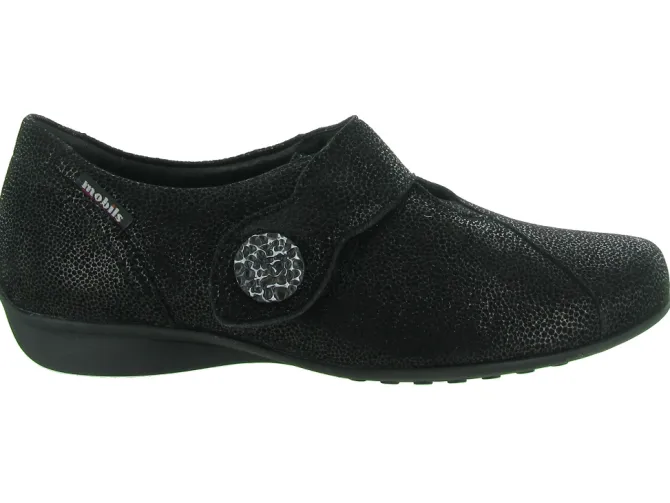 mocassins - Elégant - femme - Cuir - Noir - Mephisto