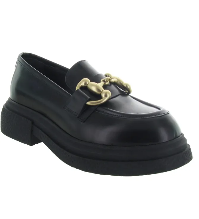 mocassins - Elégant - femme - Cuir - Noir - Semerdjian