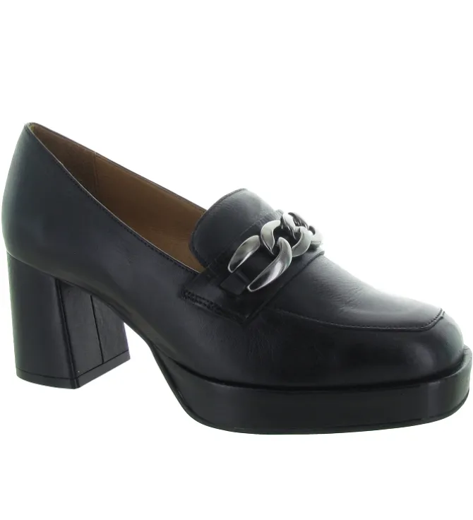 mocassins - Elégant - femme - Cuir - Noir - Creator