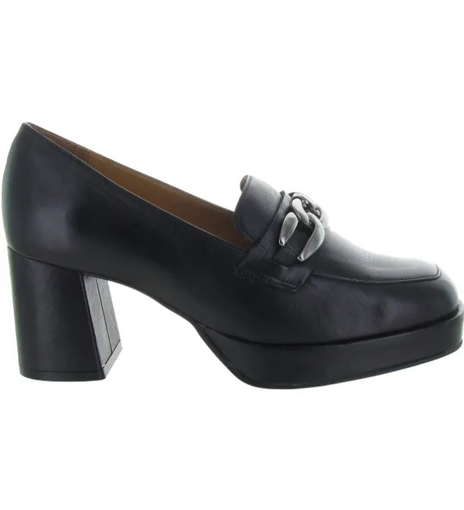 mocassins - Elégant - femme - Cuir - Noir - Creator
