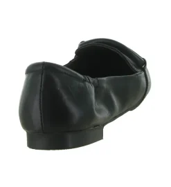mocassins - Elégant - femme - Cuir - Noir - La vitrina