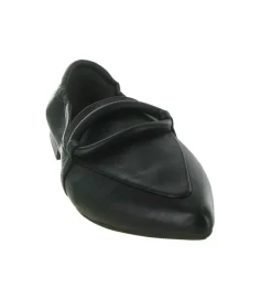 mocassins - Elégant - femme - Cuir - Noir - La vitrina