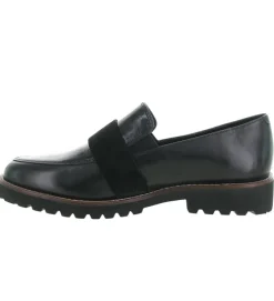 mocassins - Elégant - femme - Cuir - Noir - Regarde le ciel...