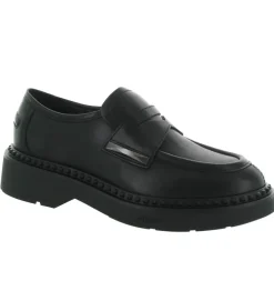 mocassins - Elégant - femme - Cuir - Noir - Ash italia