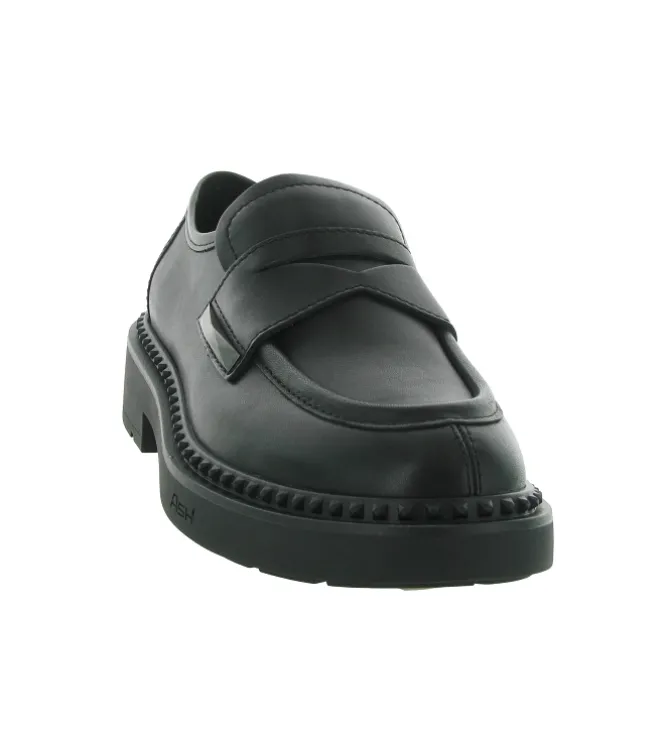 mocassins - Elégant - femme - Cuir - Noir - Ash italia