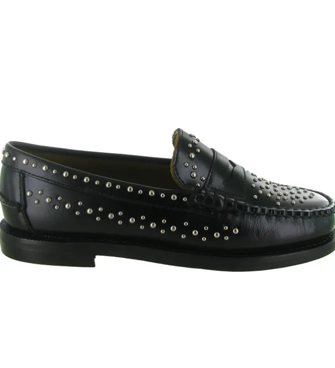 mocassins - Elégant - femme - Cuir - Noir - Sebago