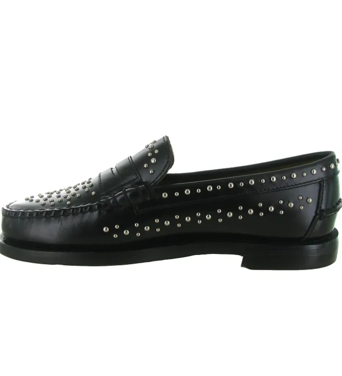 mocassins - Elégant - femme - Cuir - Noir - Sebago
