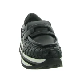 mocassins - Elégant - femme - Cuir - Noir - Softwaves