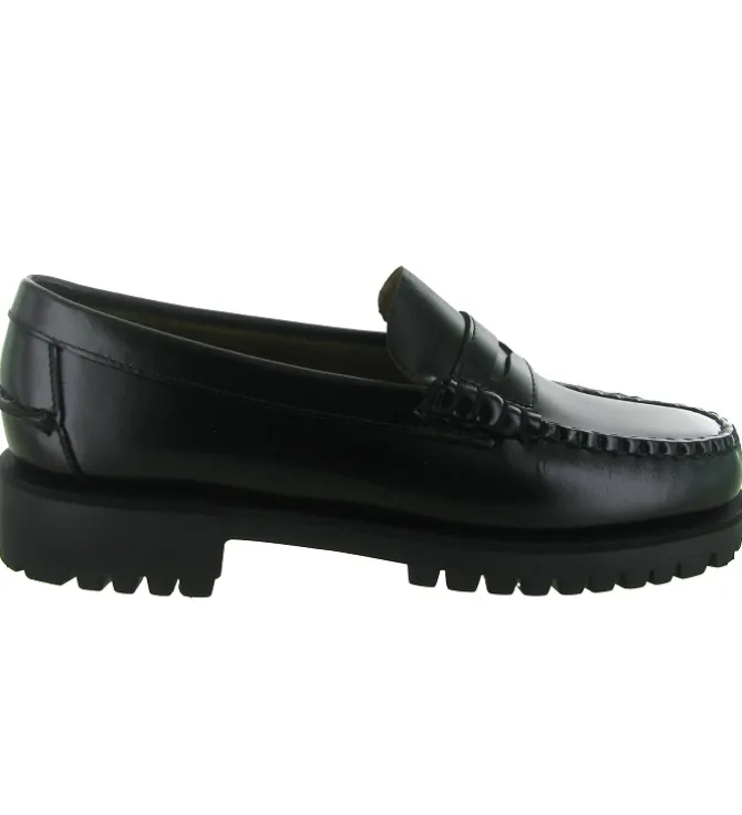 mocassins - Elégant - femme - Cuir - Noir - Sebago