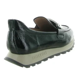mocassins - Elégant - femme - Cuir - Noir - Hispanitas