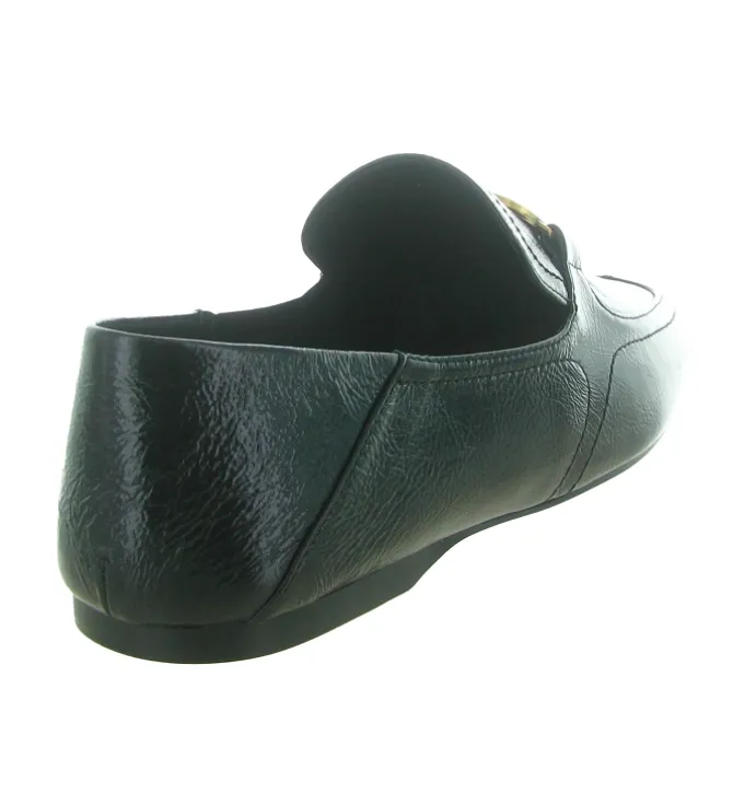 mocassins - Elégant - femme - Cuir - Noir - Bibi lou