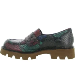 mocassins - Elégant - femme - Cuir - Python - Pons quintana