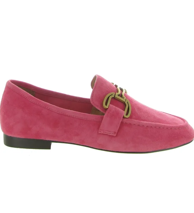 mocassins - Elégant - femme - Cuir - Rose - Bibi lou