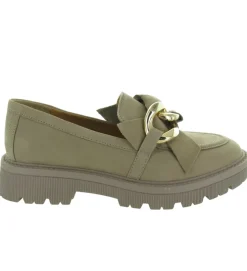 mocassins - Elégant - femme - Cuir - Taupe - Regarde le ciel...