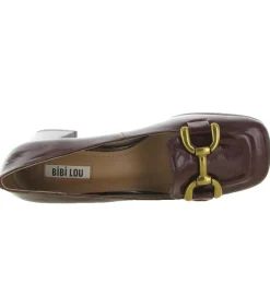 mocassins - Elégant - femme - Cuir Vernis - Bordeaux - Bibi lou
