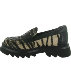mocassins - Elégant - femme - Cuir - Zèbre - Softwaves