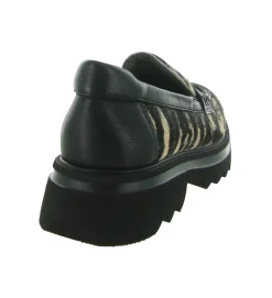 mocassins - Elégant - femme - Cuir - Zèbre - Softwaves
