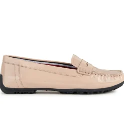 mocassins - Elégant - femme - Nubuck - Rose - Geox