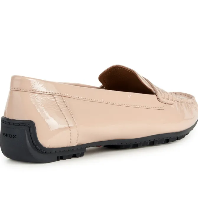 mocassins - Elégant - femme - Nubuck - Rose - Geox