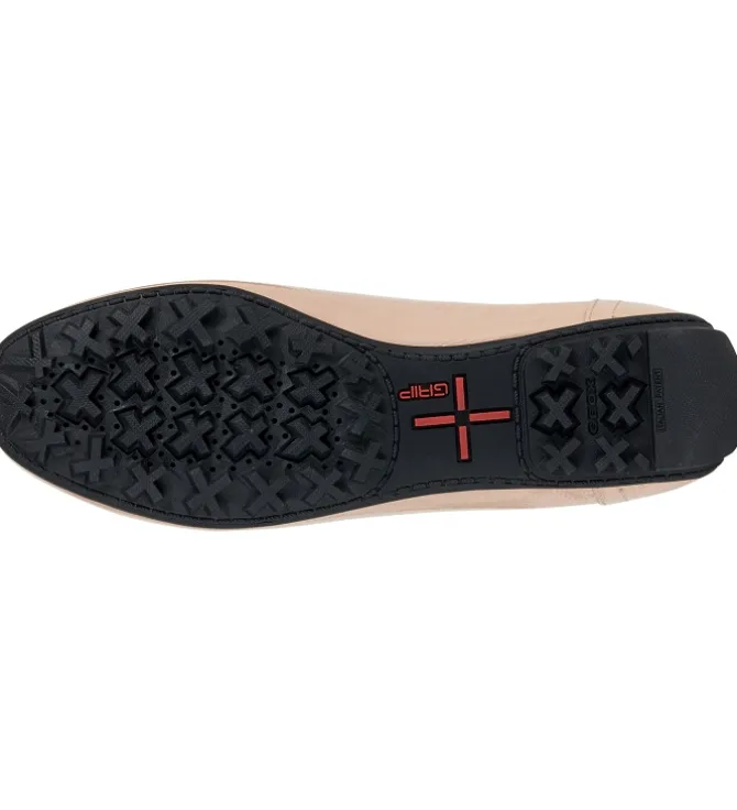mocassins - Elégant - femme - Nubuck - Rose - Geox
