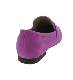 mocassins - Elégant - femme - Nubuck - Violet - Bibi lou