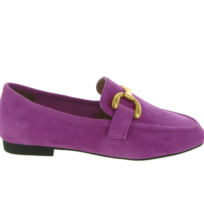 mocassins - Elégant - femme - Nubuck - Violet - Bibi lou
