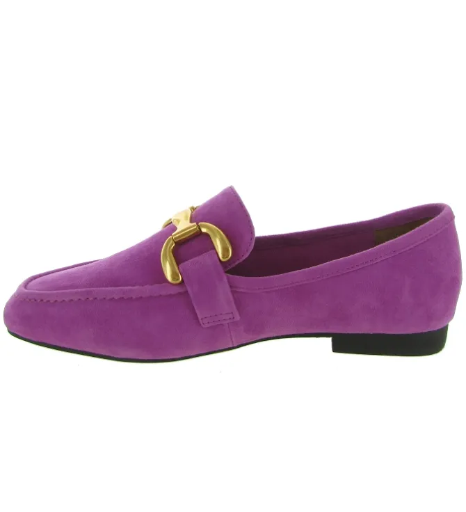 mocassins - Elégant - femme - Nubuck - Violet - Bibi lou