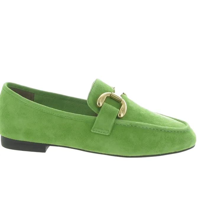 mocassins - Elégant - femme - Nubuck - Vert - Bibi lou