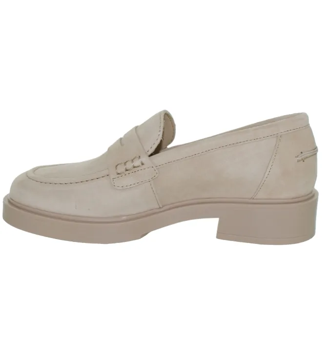 mocassins - Elégant - femme - Nubuck - Beige - Alpe