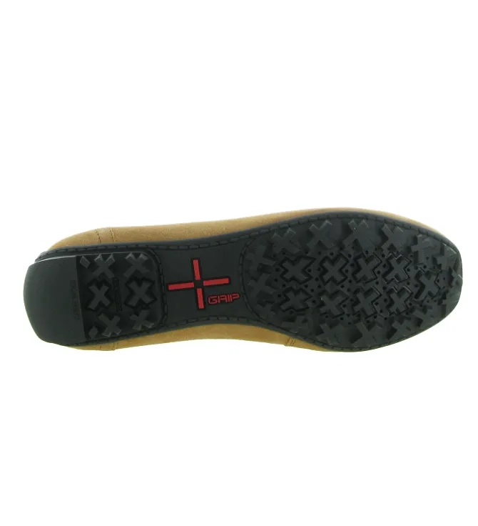 mocassins - Elégant - femme - Nubuck - Camel - Geox