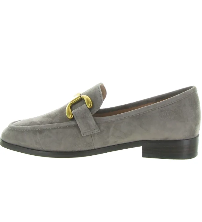 mocassins - Elégant - femme - Nubuck - Gris - Bibi lou