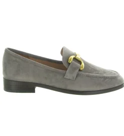 mocassins - Elégant - femme - Nubuck - Gris - Bibi lou