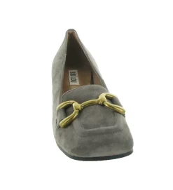 mocassins - Elégant - femme - Nubuck - Gris - Bibi lou