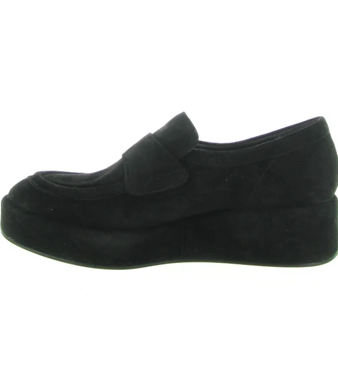 mocassins - Elégant - femme - Nubuck - Noir - Pons quintana