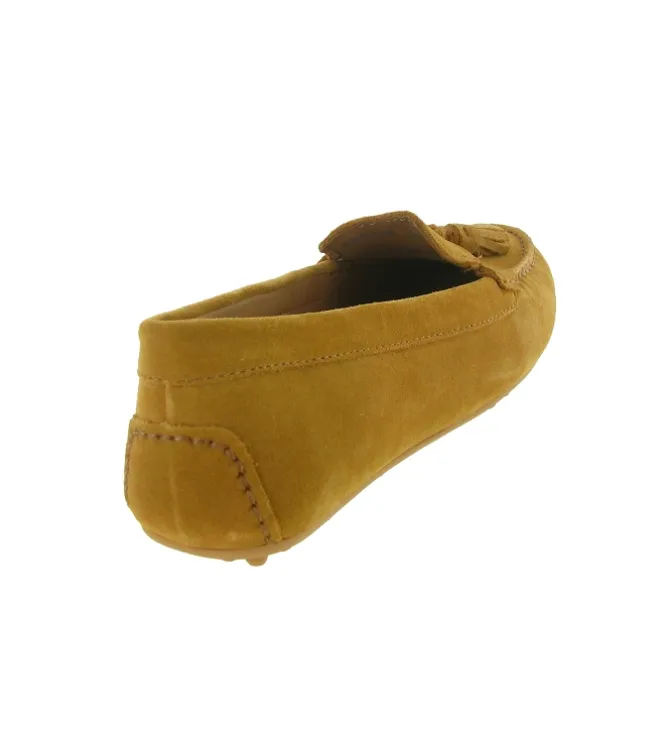mocassins - Elégant - femme - Nubuck - Camel - Geox