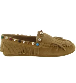 mocassins - Elégant - femme - Nubuck - Beige - Inuovo