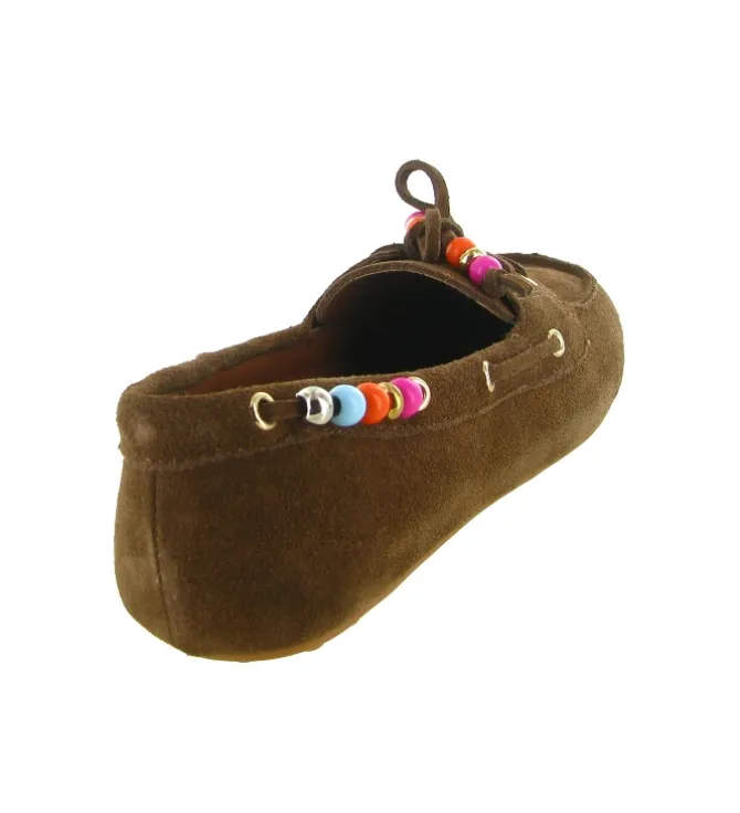 mocassins - Elégant - femme - Nubuck - Marron - La strada