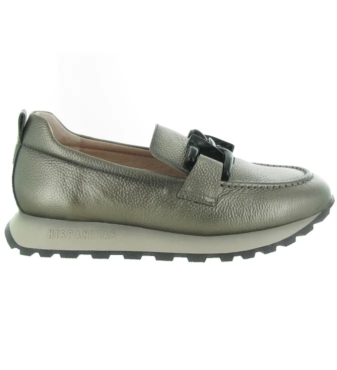 mocassins - Elégant - femme - Synthétique - Bronze - Hispanitas