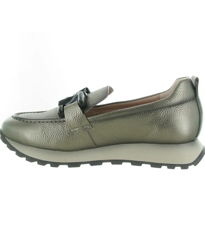 mocassins - Elégant - femme - Synthétique - Bronze - Hispanitas
