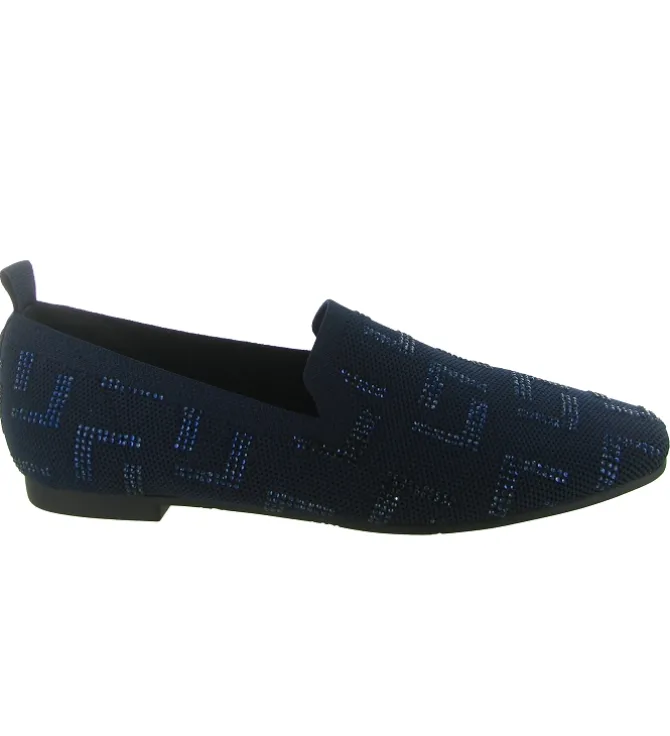 mocassins - Elégant - femme - Synthétique - Bleu Marine - La strada