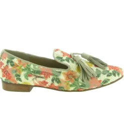 mocassins - Elégant - femme - Textile - Fleurs - Pedro miralles