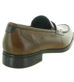 mocassins - Elégant - homme - Cuir - Marron - Fluchos