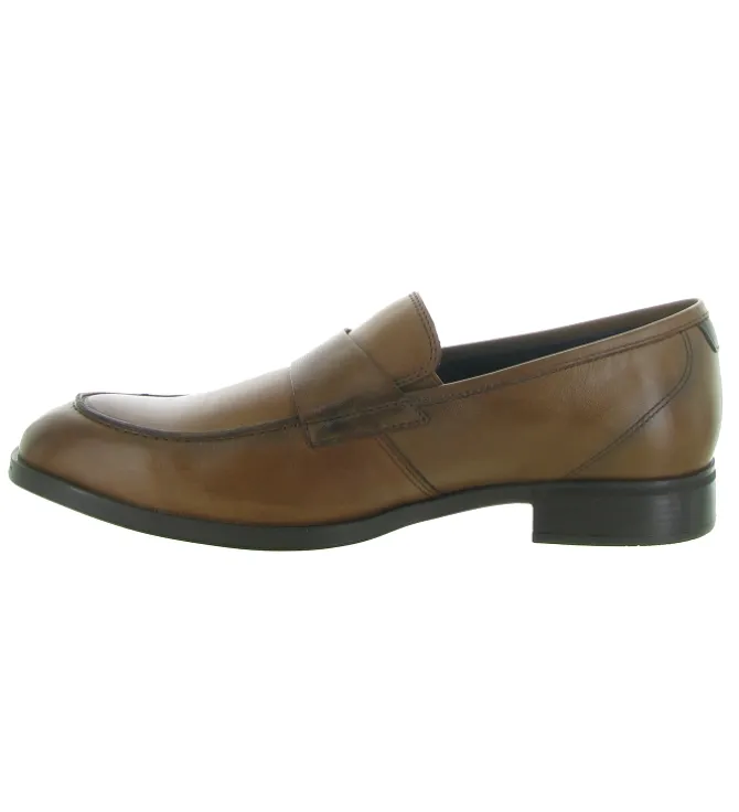 mocassins - Elégant - homme - Cuir - Marron - Fluchos